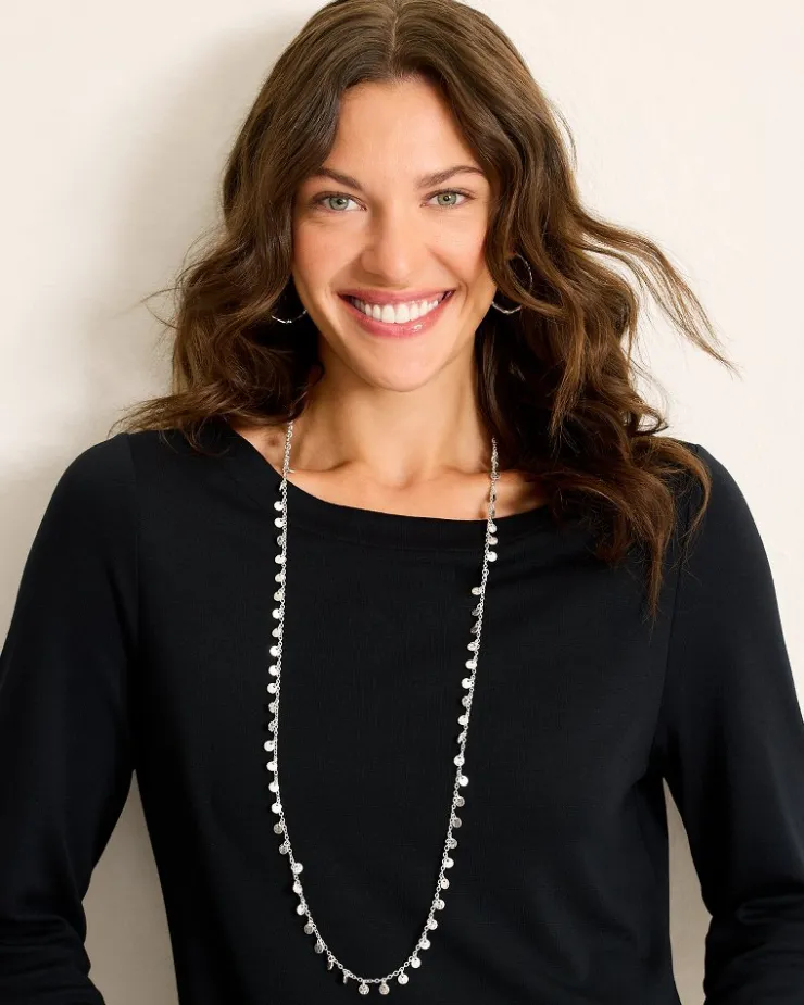 Women Tommy Bahama Jewelry<Marco Island Textured Disc Station Necklace