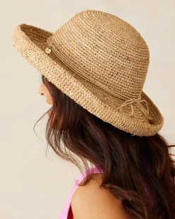 Women Tommy Bahama Hats & Caps<Maria Packable Raffia Upturn Hat