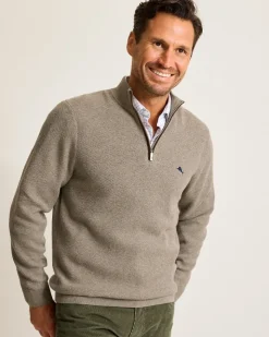 Tommy Bahama Sweaters<Marlin Luxe Half-Zip Sweater