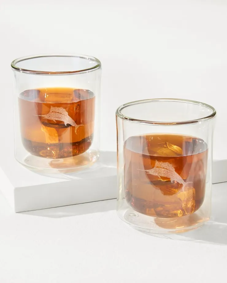 Tommy Bahama Drinkware & Bar<Marlin 12-oz. Corkcicle® Rocks Glass - Set of 2