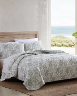 Tommy Bahama Quilts & Blankets<Maui Palm 3-Piece Full/Queen Quilt Set