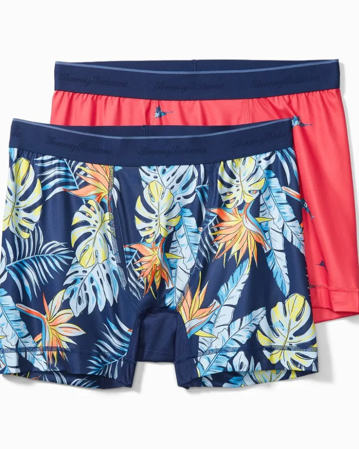 Tommy Bahama Underwear|Loungewear & Pajamas<Mesh Tech Print Boxer Briefs — 2-Pack