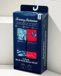 Tommy Bahama Underwear|Loungewear & Pajamas<Mesh Tech Print Boxer Briefs — 2-Pack