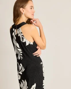 Women Tommy Bahama Dresses<Midnight Sea Halter Maxi Dress