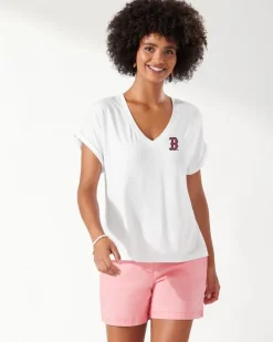 Women Tommy Bahama Tops & Shirts<MLB® Kauai Jersey T-Shirt
