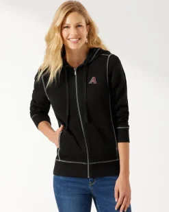 Women Tommy Bahama Sweatshirts<MLB® Tobago Bay Full-Zip Hoodie