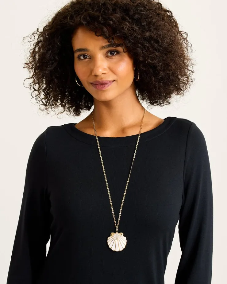Women Tommy Bahama Jewelry<Moments in Paradise Mother of Pearl and Shell Pendant Necklace