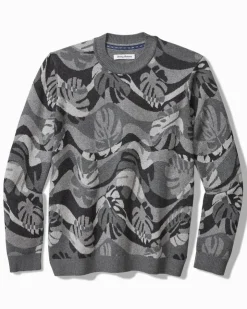 Tommy Bahama Sweaters<Monstera Camouflage Crew Sweater