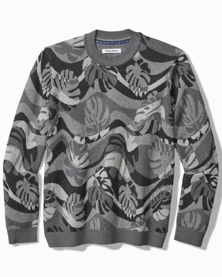 Tommy Bahama Sweaters<Monstera Camouflage Crew Sweater