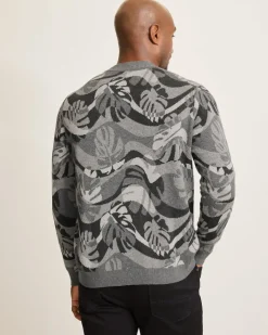 Tommy Bahama Sweaters<Monstera Camouflage Crew Sweater