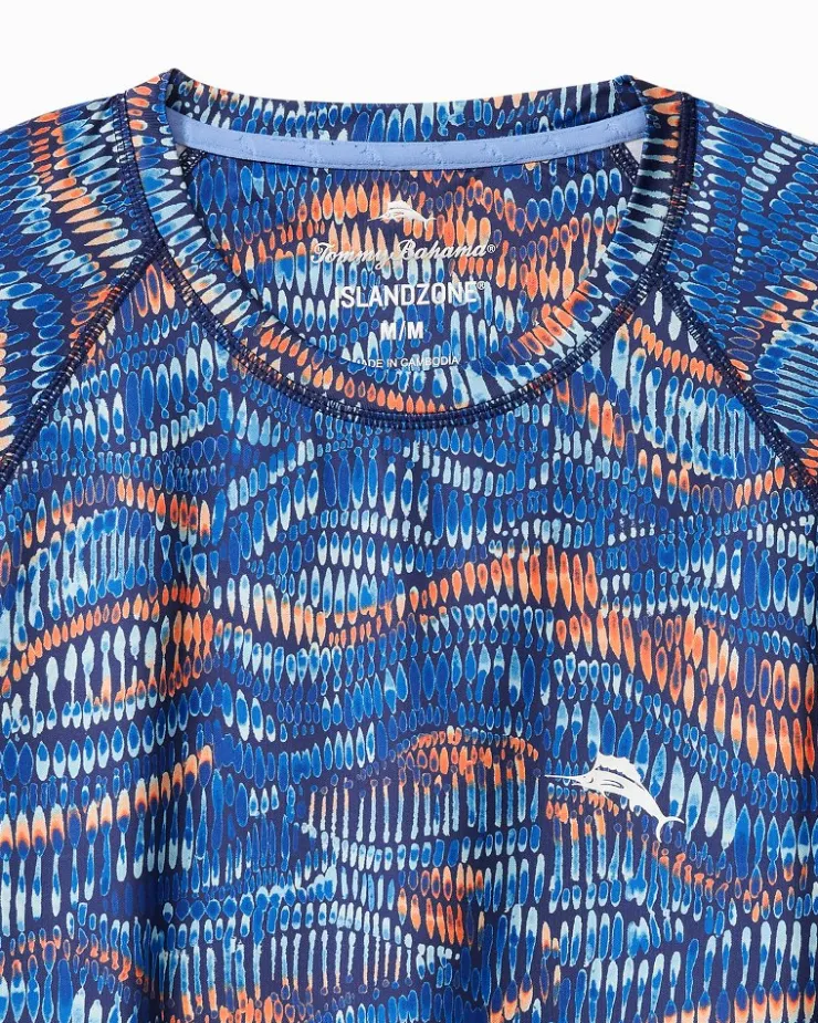 Tommy Bahama Swim & Boardshorts|T-Shirts<Monte Rio Geo Crew IslandZone® Rash Guard