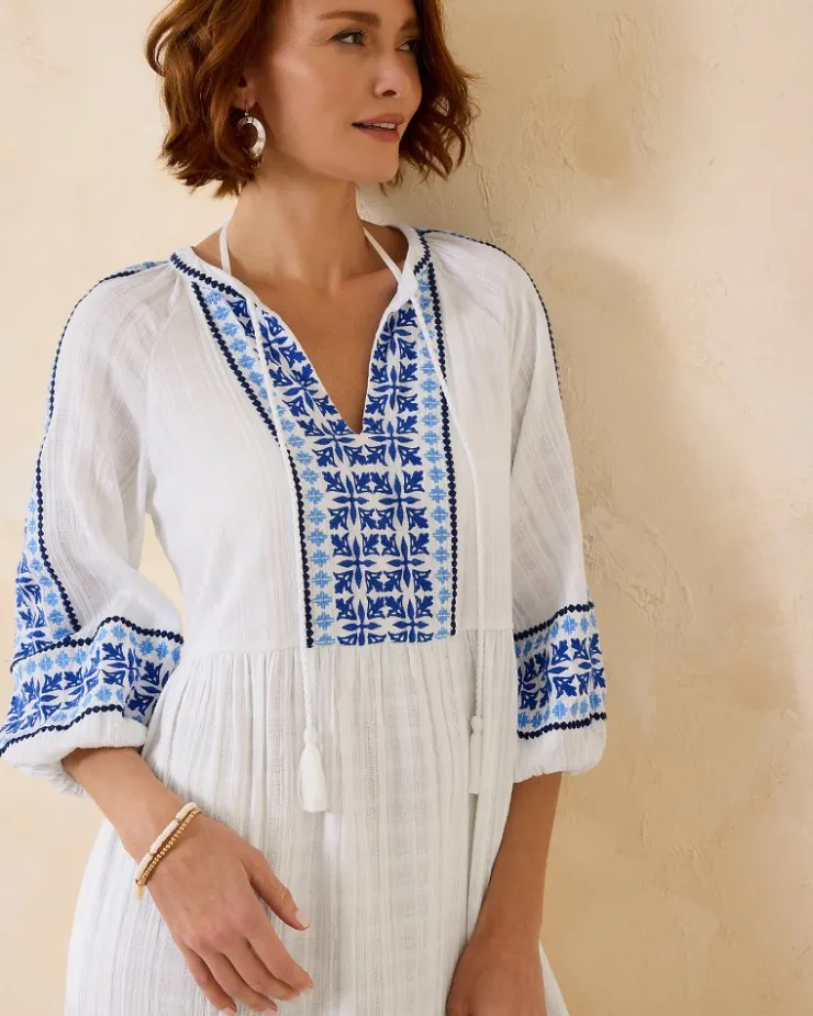 Women Tommy Bahama Beach Coverups|Dresses<Mykonos Gauze Midi Coverup Dress