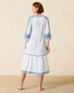 Women Tommy Bahama Beach Coverups|Dresses<Mykonos Gauze Midi Coverup Dress