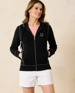 Women Tommy Bahama Sweatshirts<NFL Tobago Bay Full-Zip Hoodie