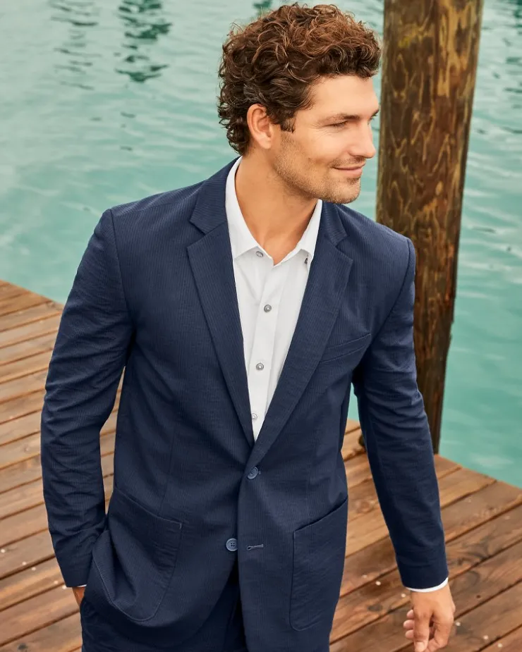 Tommy Bahama Jackets & Outerwear<Nova Wave Stretch-Seersucker Blazer