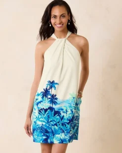 Women Tommy Bahama Dresses<Ocean Side Views Silk Halter Dress