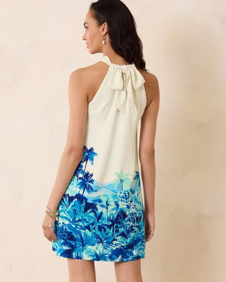 Women Tommy Bahama Dresses<Ocean Side Views Silk Halter Dress