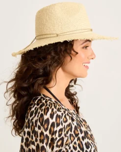 Women Tommy Bahama Hats & Caps<Packable Fringed Continental Hat