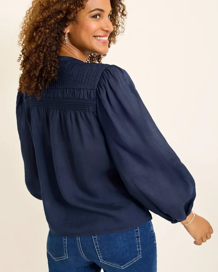 Women Tommy Bahama Tops & Shirts<Palm Breeze Pintuck Blouse