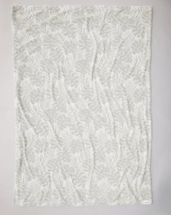 Tommy Bahama Throws<Palm Fronds Faux Teddy Throw