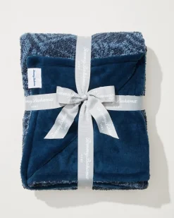 Tommy Bahama Throws<Palm Fronds Faux Teddy Throw