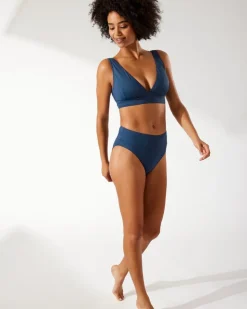 Women Tommy Bahama Bikini Bottoms<Palm Modern® High-Waist Bikini Bottoms