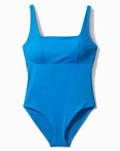 Women Tommy Bahama One-Piece Suits<Palm Modern® Square Neck One-Piece Swimsuit