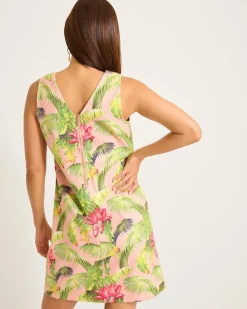 Women Tommy Bahama Dresses<Palm-A-Dora Frond Royal Sheath Dress