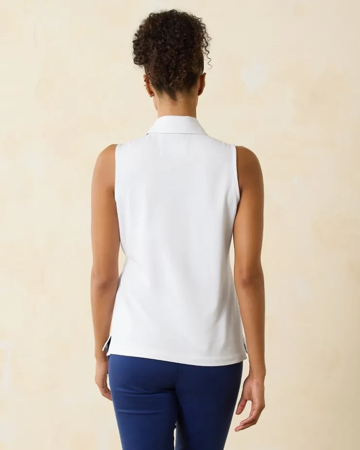 Women Tommy Bahama Tops & Shirts<Paradise Piqué Sleeveless Polo