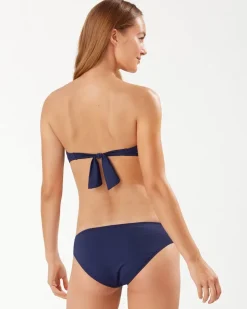 Women Tommy Bahama Bikini Tops<Pearl Twist-Front Bandeau Bikini Top