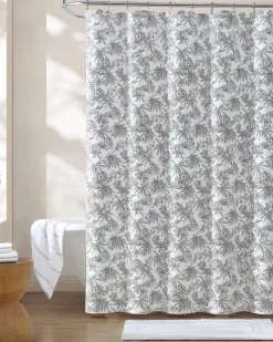Tommy Bahama Bath<Pen and Ink Bahama Palm Shower Curtain