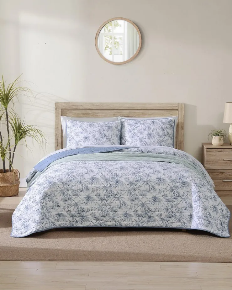 Tommy Bahama Quilts & Blankets<Pen and Ink Palm Reversible 2-Piece Twin Quilt Set