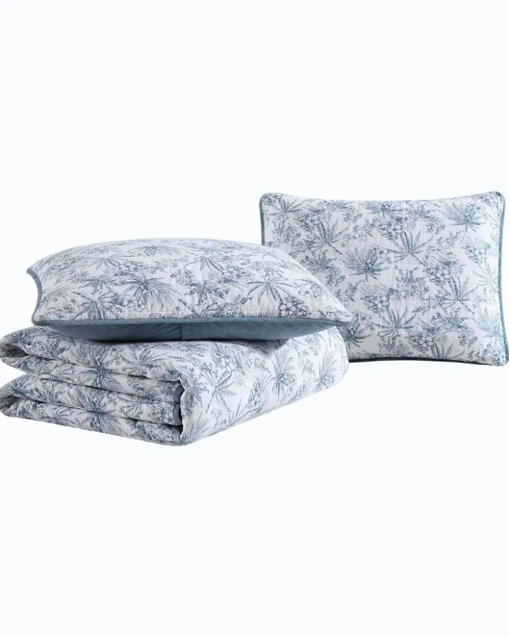 Tommy Bahama Quilts & Blankets<Pen and Ink Palm Reversible 2-Piece Twin Quilt Set