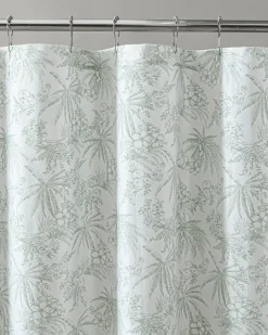 Tommy Bahama Bath<Pen and Ink Spring Palm Shower Curtain