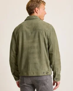 Tommy Bahama Jackets & Outerwear<Pine Lake Suede Trucker Jacket