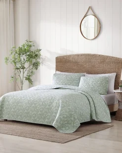 Tommy Bahama Quilts & Blankets<Pineapple Bloom Reversible 2-Piece Twin Quilt Set