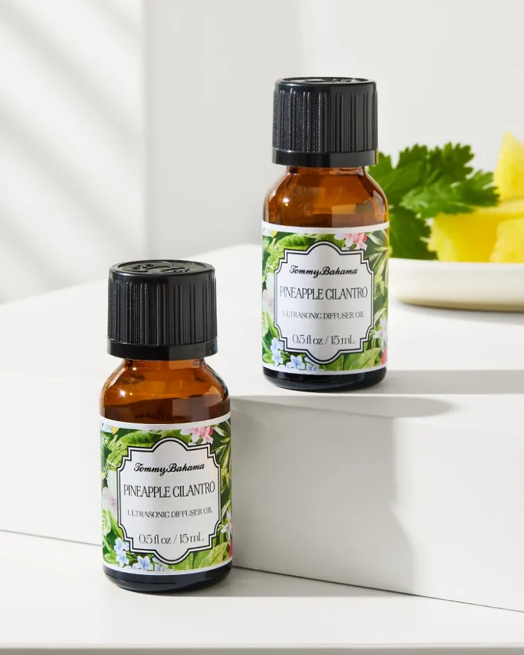 Tommy Bahama Candles & Diffusers<Ceramic Pineapple Diffuser Oil Refill Set