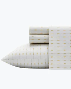Tommy Bahama Sheet Sets & Bedskirts<Pineapple Pinstripe 4-Piece Queen Sheet Set