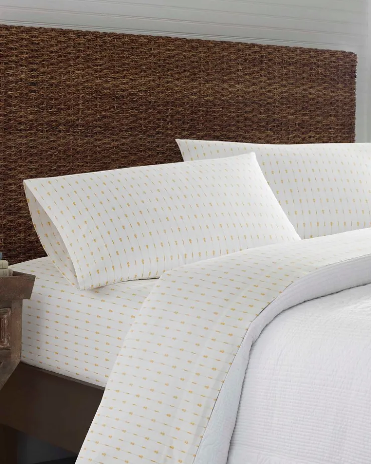 Tommy Bahama Sheet Sets & Bedskirts<Pineapple Pinstripe 4-Piece King Sheet Set