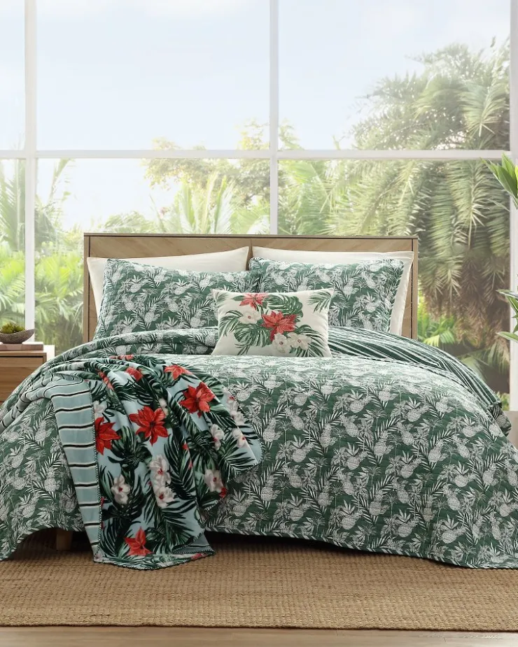 Tommy Bahama Quilts & Blankets<Pineapple Venture 3-Piece Full/Queen Quilt Set