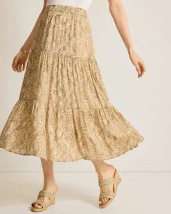 Women Tommy Bahama Skirts<Playa Python Shimmer Midi Skirt