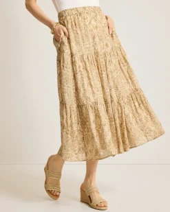 Women Tommy Bahama Skirts<Playa Python Shimmer Midi Skirt