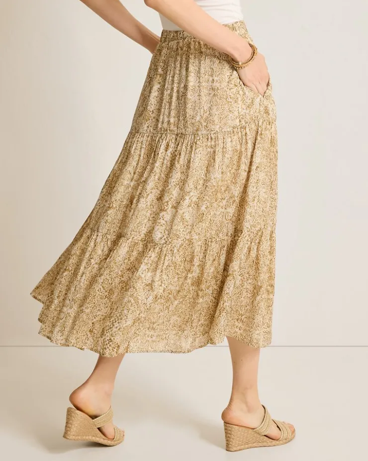 Women Tommy Bahama Skirts<Playa Python Shimmer Midi Skirt