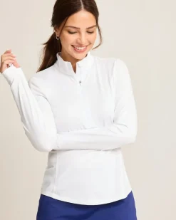 Women Tommy Bahama Loungewear|Jackets<Playa Vista Quarter-Zip IslandZone® Sweatshirt