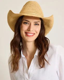 Women Tommy Bahama Hats & Caps<Raffia Crochet Cowboy Hat