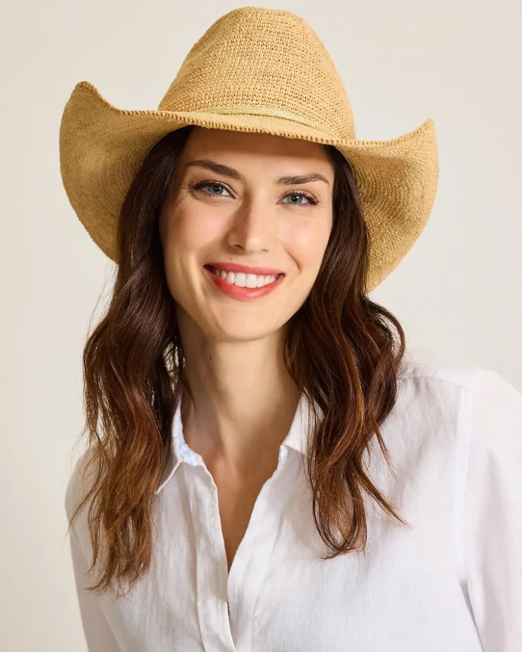 Women Tommy Bahama Hats & Caps<Raffia Crochet Cowboy Hat