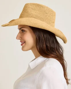 Women Tommy Bahama Hats & Caps<Raffia Crochet Cowboy Hat
