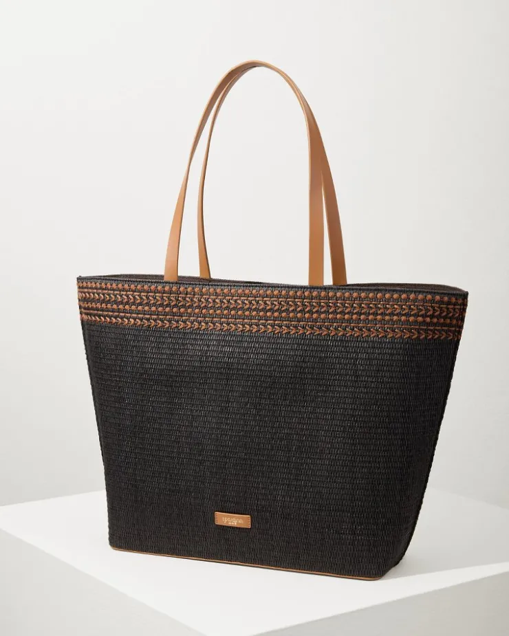 Women Tommy Bahama Beach Bags|Handbags & Clutches<Raffia Palms Beach Tote