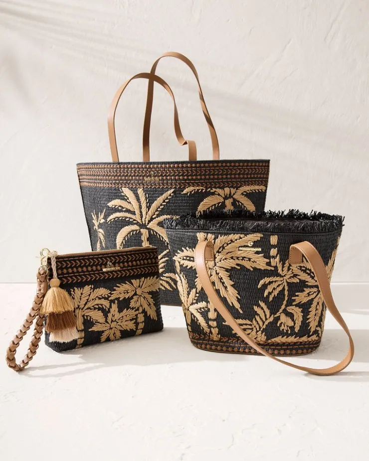 Women Tommy Bahama Handbags & Clutches<Raffia Palms Maci Wristlet