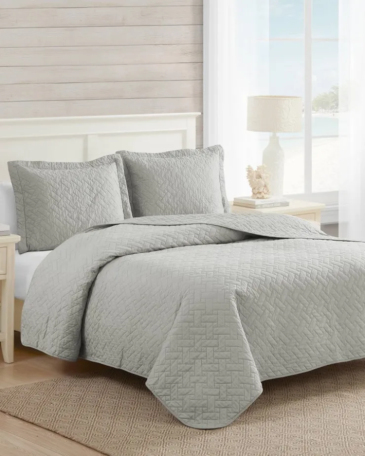 Tommy Bahama Quilts & Blankets<Raffia Solid 2-Piece Twin Quilt Set